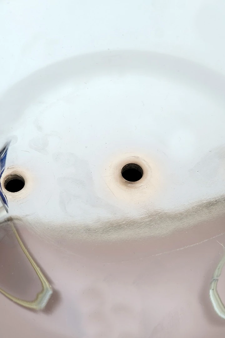 Основание Круг стальное хромированное фигурное под серебро на 3 штока, Ø 38,5 см#2