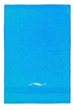 Купить полотенце махровое 70х140 cм с вышивкой (Color), голубое