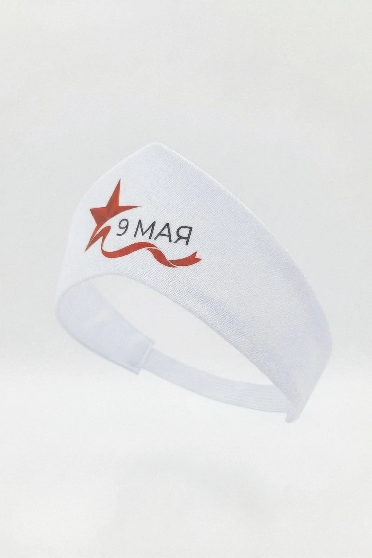 Кокошник Роко 8х51 см с принтом "9 Мая"#3