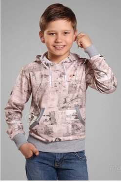 Худи Томми детский из футера с полной запечаткой#2 Худи Томми детский из футера с полной запечаткой#2