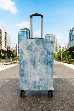 Купить чехол для чемодана (S) с принтом "Jeans"