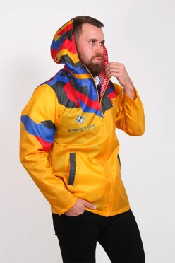 Купить ветровку Райдер с капюшоном унисекс, с полной запечаткой "Kovdor"