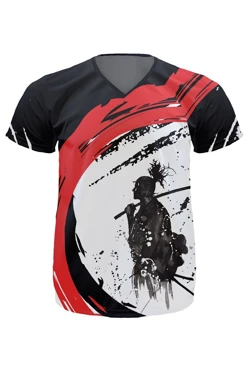 Футболка Спэйс V-ворот унисекс с полной запечаткой (полиэстер)#2