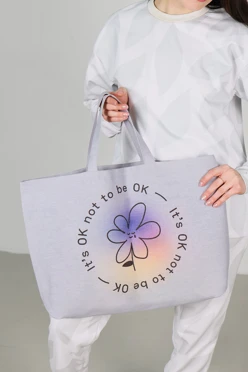 Сумка Эко Колор из двунитки 45х35х10 см, печать с двух сторон#2