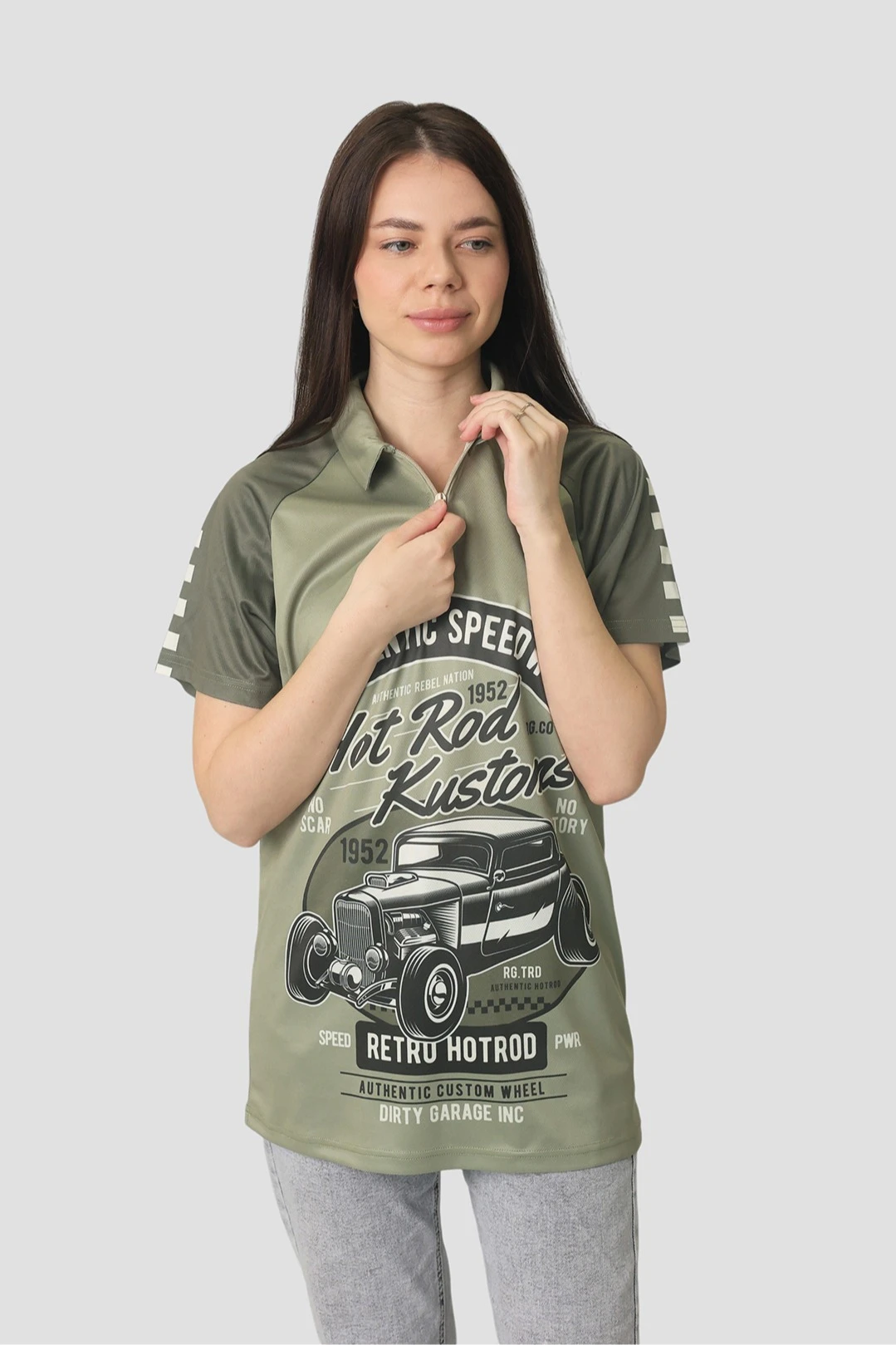 Купить поло Луна унисекс с полной запечаткой из ложной сетки "Authentic speedway" Купить поло Луна унисекс с полной запечаткой из ложной сетки "Authentic speedway"