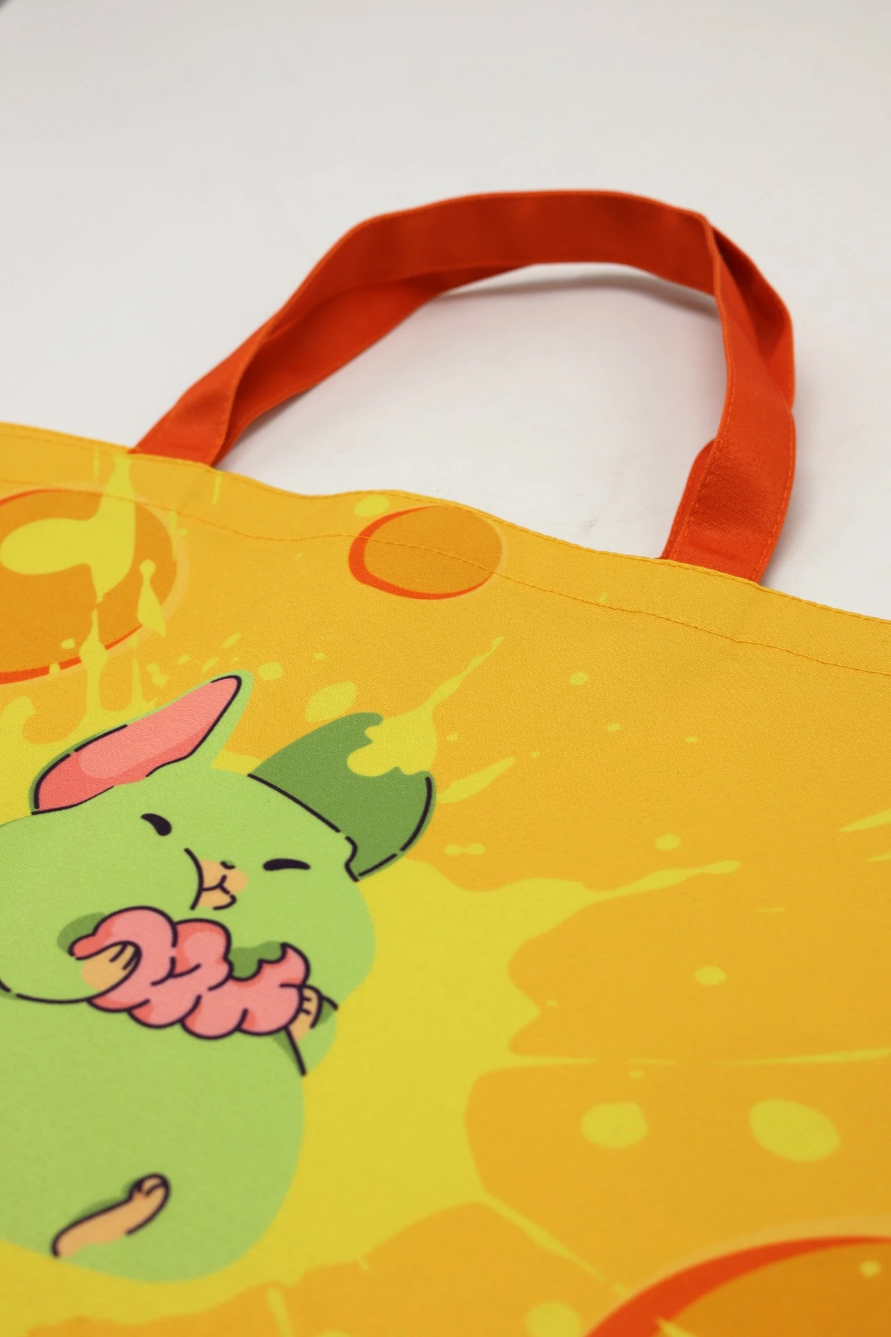 Сумка Комби из греты 45х35х10 см, печать с двух сторон "Hamster cheese"#3