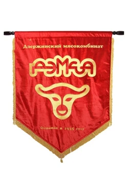 Купить штандарт фигурный вышитый на бархате ДЭМКА