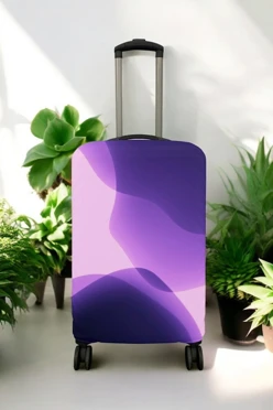 Купить чехол для чемодана (M) с принтом "Purple"
