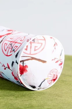 Подушка-валик 14х26 см, с принтом "Crane"#2