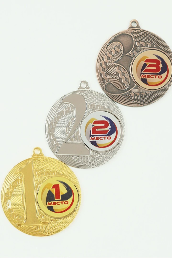 Медаль металлическая ИК5003 50мм с шильдом 25мм#3 Медаль металлическая ИК5003 50мм с шильдом 25мм#3