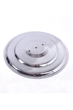 Купить основание Круг стальное хромированное фигурное под серебро на 3 штока, Ø 32 см