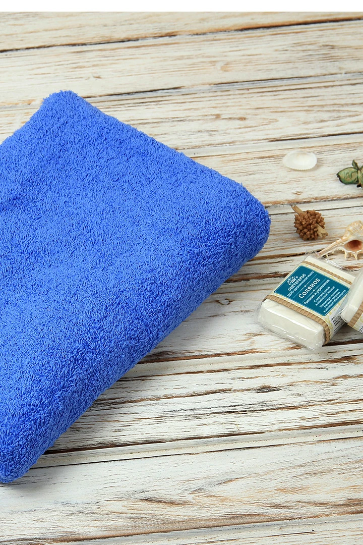 Купить полотенце махровое 70х140 см, синее
