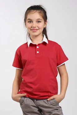 Купить футболку поло Найт детскую красную
