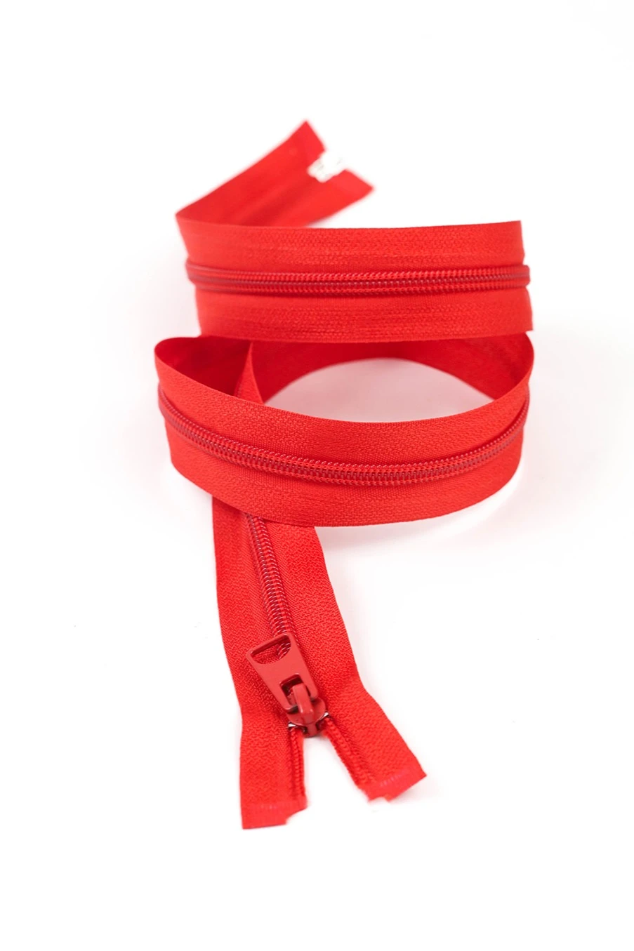 Молния спиральная рaзъемная 80 см, тип 5, красная#3