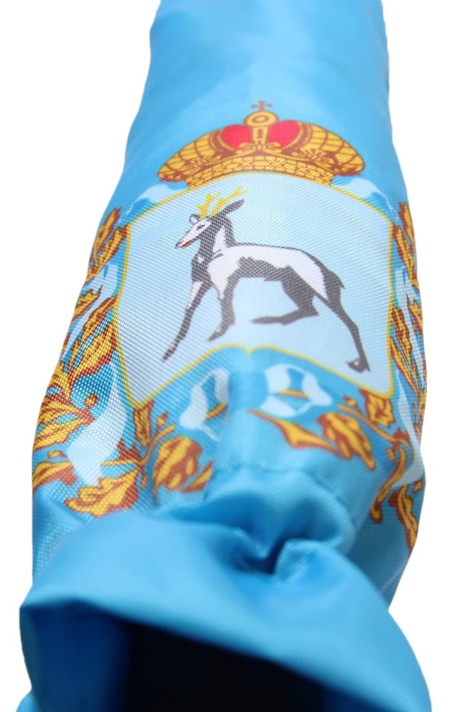 Зонт-трость Мэри с деревянной ручкой однослойный, с полной запечаткой (без совмещения) "Emblem"#2