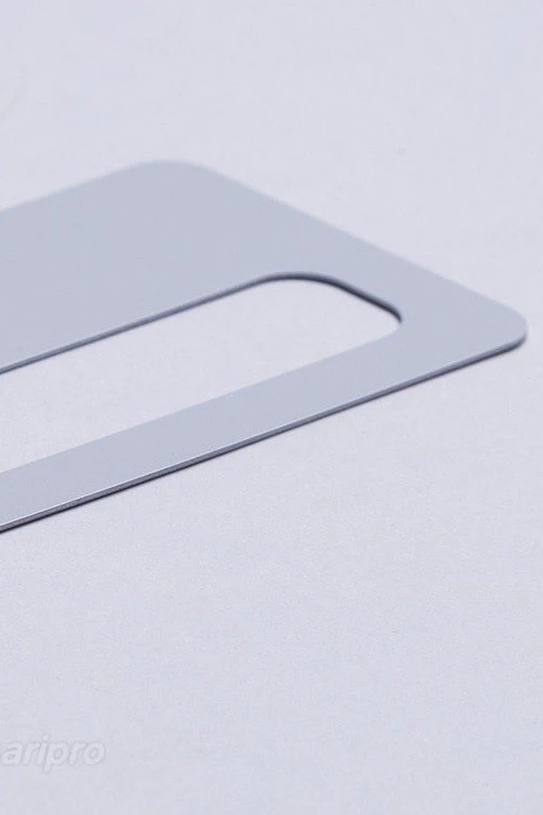 Бейдж с окном глянцевый односторонний 73х47 мм 0,55 мм, белый#3