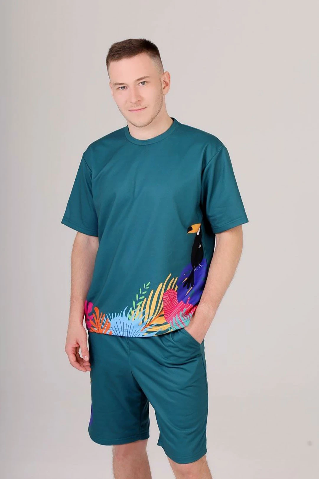 Футболка Теренс оверсайз унисекс с полной запечаткой (хлопок)#1