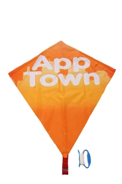 Купить воздушного змея Клоун, с полной запечаткой "App Town"