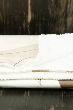 Плед Слипи флисовый 140х170 см (двухслойный), с принтом "Pastel"#2