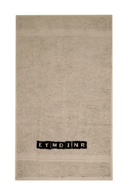 Купить полотенце махровое 40х70 см с вышивкой (Ituma), серое