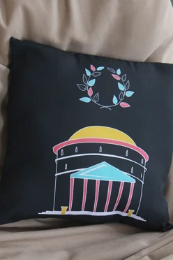 Подушка 40х40 см, с принтом "Parthenon"#1