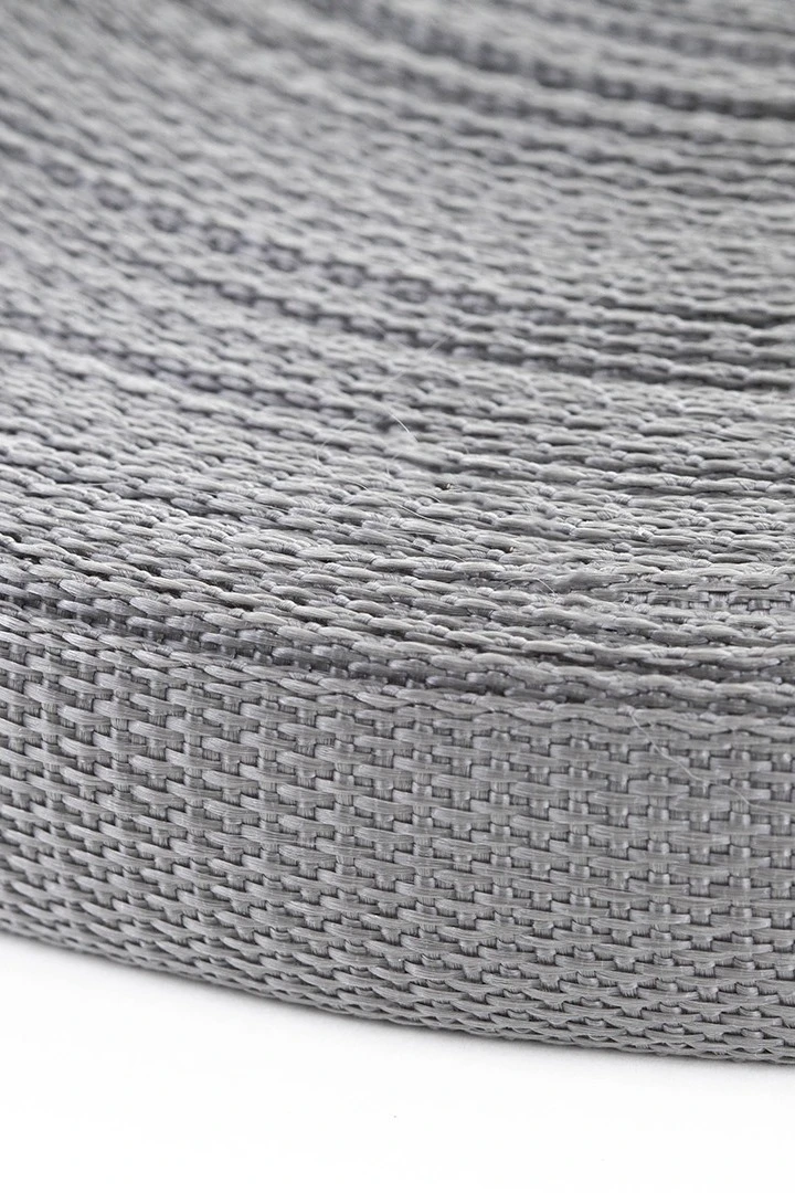 Лента ременная ширина 3 см, oднотонная серая#3