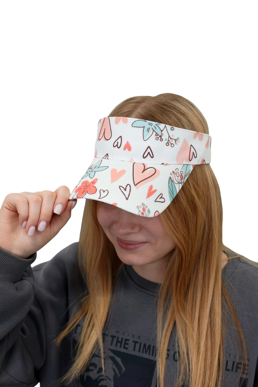 Козырек Бейс на липучке с полной запечаткой (хлопок) "Garden"#1 Козырек Бейс на липучке с полной запечаткой (хлопок) "Garden"#1