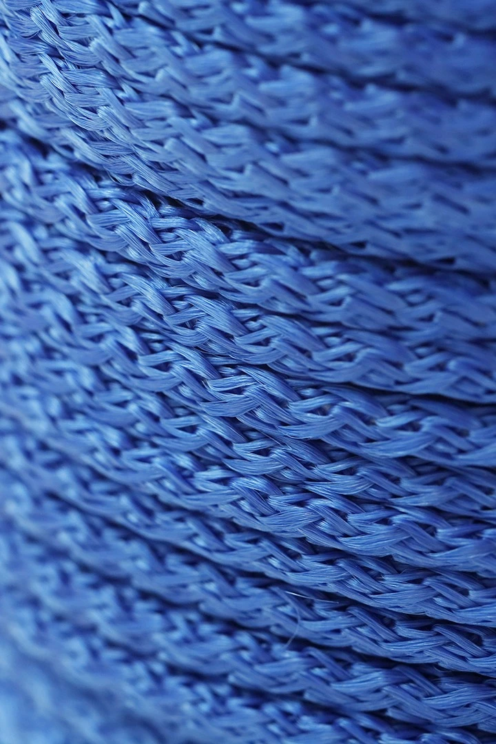 Шнур круглый с сердечником 100% ПЭ, 5 мм василек#2