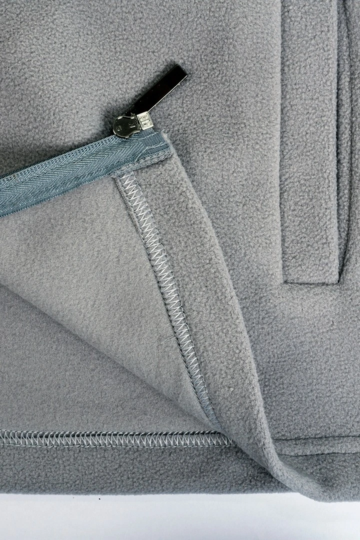 Жилет Браво флисовый без капюшона унисекс, однотонный "Mountain"#5