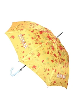 Купить зонт-трость Моне с пластиковой ручкой однослойный, с полной запечаткой (без совмещения) "TONAK"