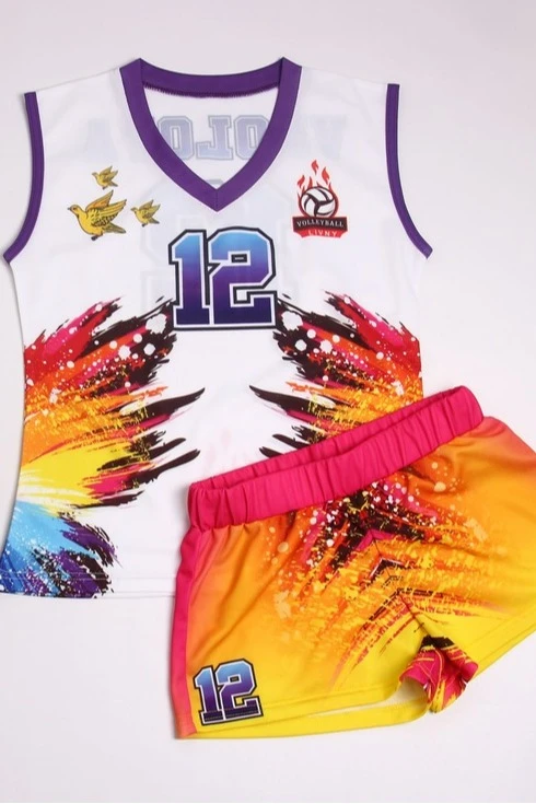 Волейбольная форма Изи женская с полной запечаткой "VOLLEYBALL LIVNY"#3