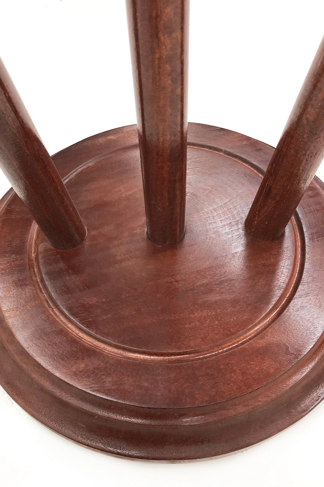 Подставка деревянная с основанием Тарелка (каштан) 3 штока 2,2 м#1