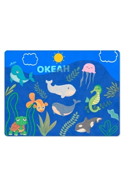 Купить плед Палитра флисовый 150х200 см, с принтом "Ocean"