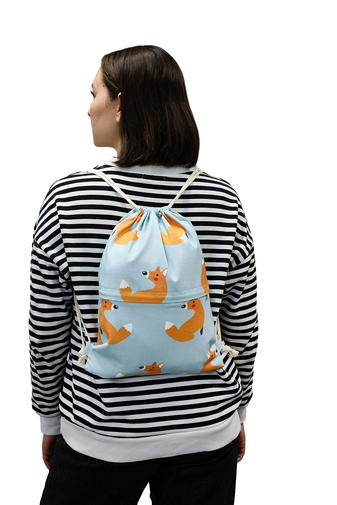 Рюкзак Стелс 30х40 см с полной запечаткой "Fox"#8