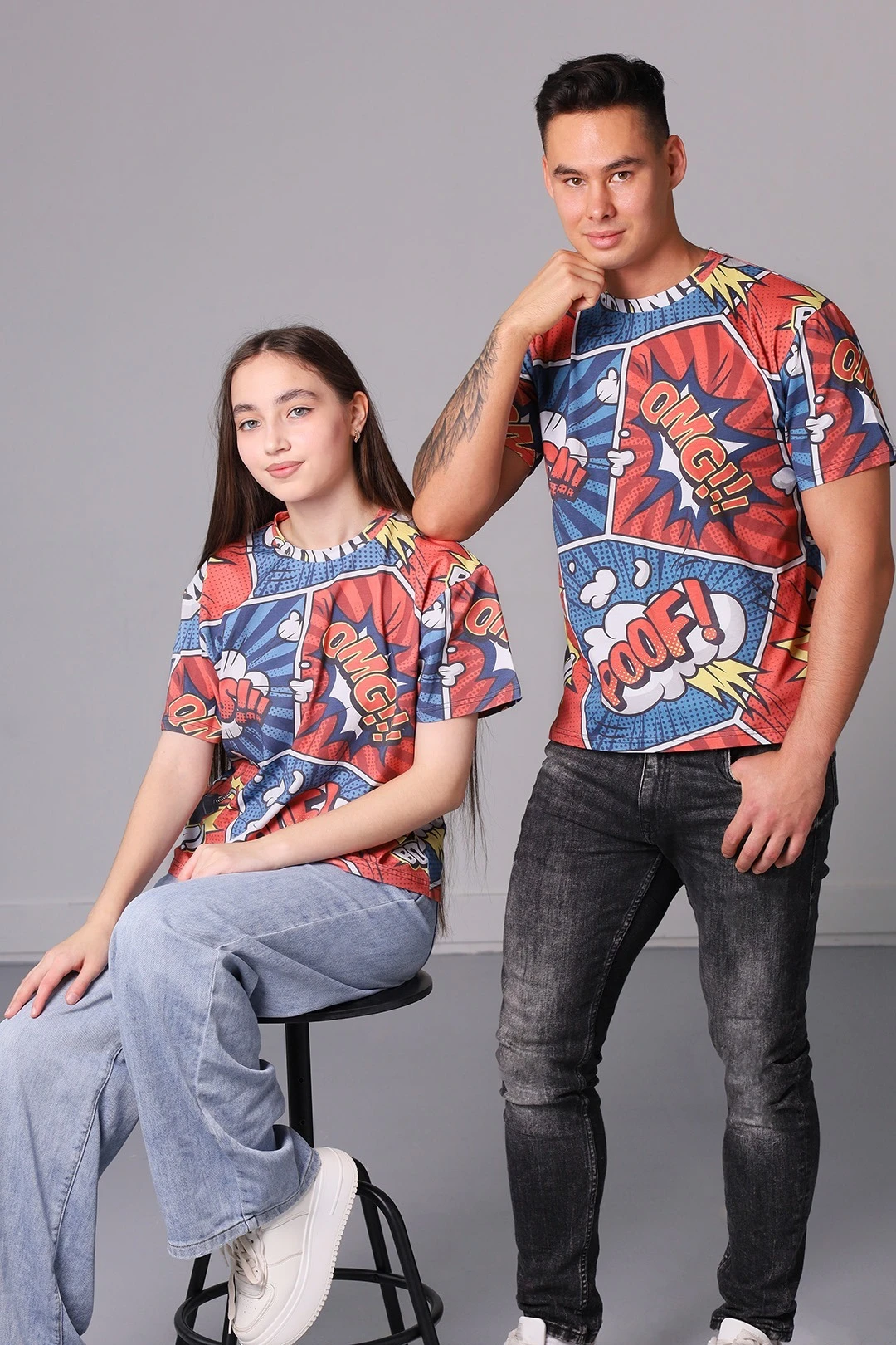 Футболка Ларри из кулирки хб унисекс с полной запечаткой#2