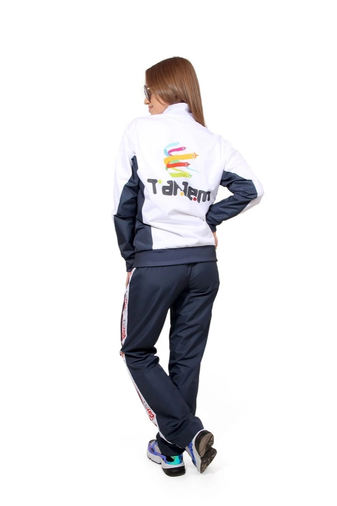 Купить брюки Олимпик спортивные унисекс с полной запечаткой "Tandem"