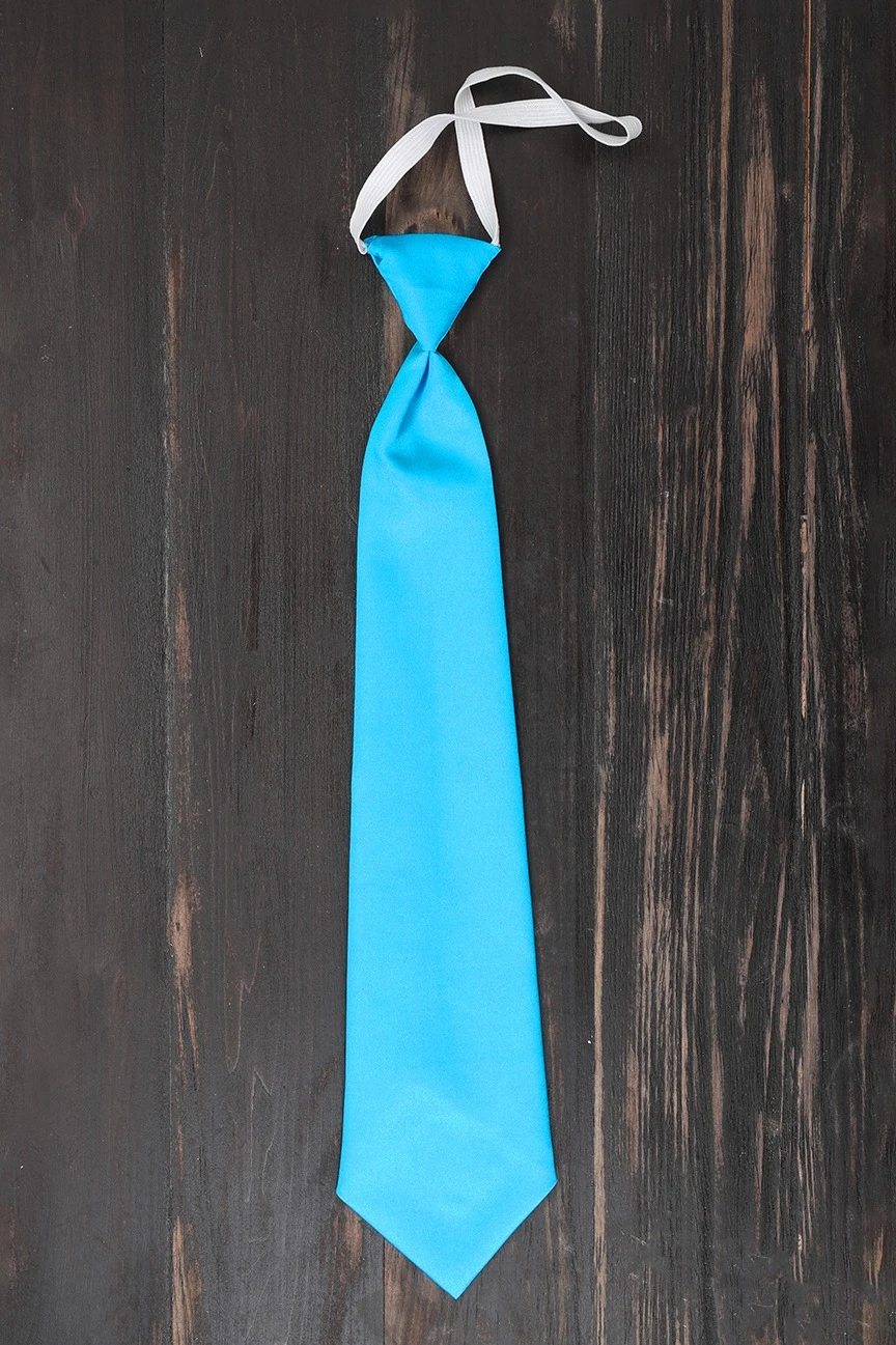 Галстук Тайм на резинке, однотонный#5 Галстук Тайм на резинке, однотонный#5