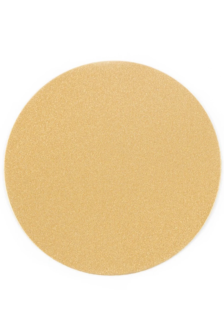 Купить вкладыш перламутр односторонний 25 мм 0,5 мм 50 шт, золото