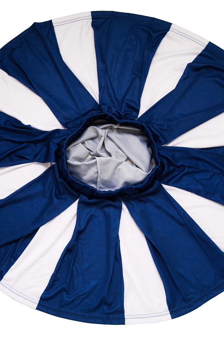 Форма Линда с шортами женская, с полной запечаткой "White and Blue"#8