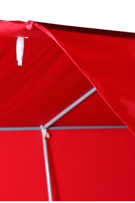 Палатка для промоакций и торговли однотонная (с козырьком) 2х3 м#2