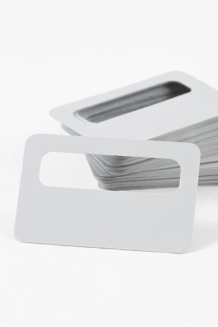 Купить бейдж с окном матовый односторонний 73х47 мм 0,6 мм