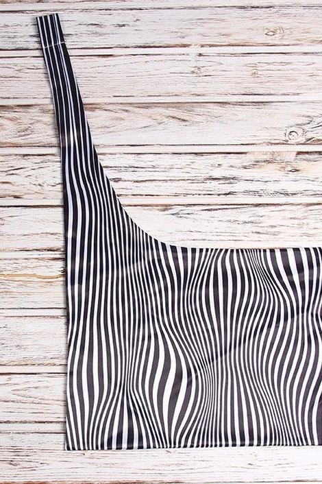 Косынка Франтон 30х40 см, с полной запечаткой "Zebra"#6