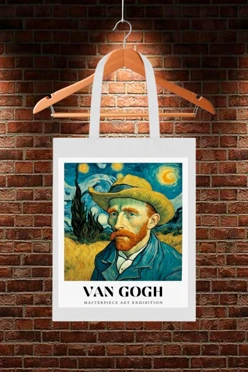 Купить сумку Румми из канваса 35х45 см, с принтом "Van Gogh" Купить сумку Румми из канваса 35х45 см, с принтом "Van Gogh"