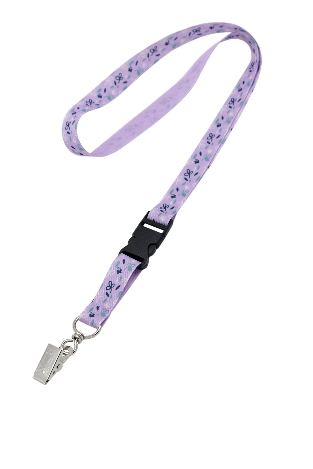 Лента для бейджа микрорепс ширина 1,5 см, с трезубцем, с печатью#2