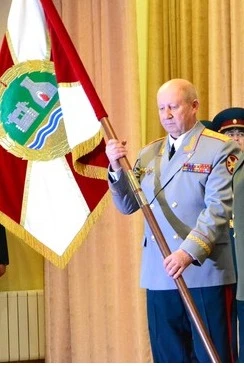 Купить личный штандарт командующего войсками вышитый