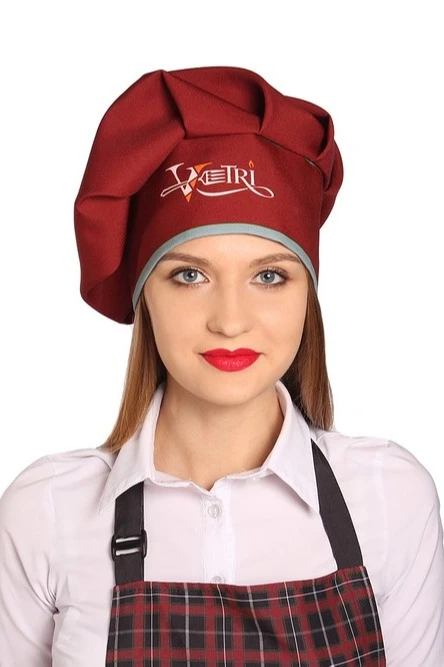 Купить колпак Ваниль поварской взрослый "Vetri"