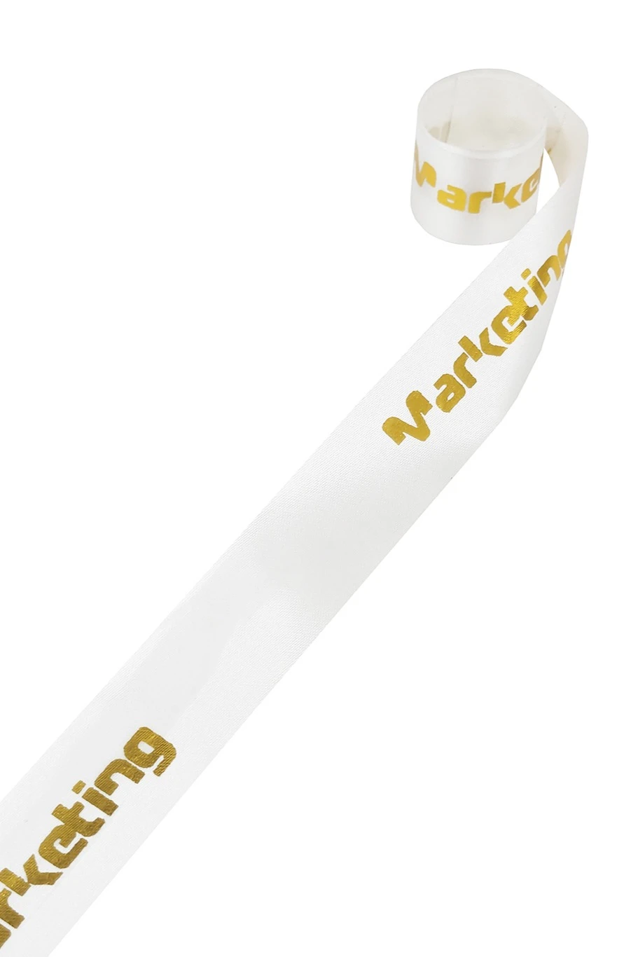 Лента сатин ширина 1,5 см, печать золотом с одной стороны#3