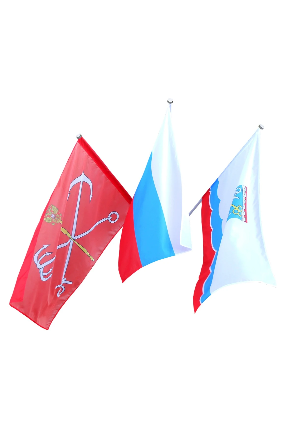 Кронштейн уличный настенный на 3 штока с алюминиевым древком 2 м#1