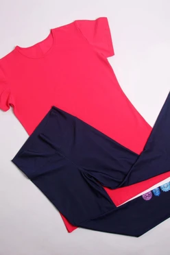 Купить комплект Сандей футболка хб + леггинсы "Чакры"