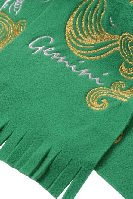 Шарф флисовый однослойный 15х120 см, однотонный "Gemini"#5